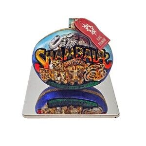 NEW Slavic‎ Treasures Shambala Glass Ornament Signed Glenn Lewis Tippi Hendren